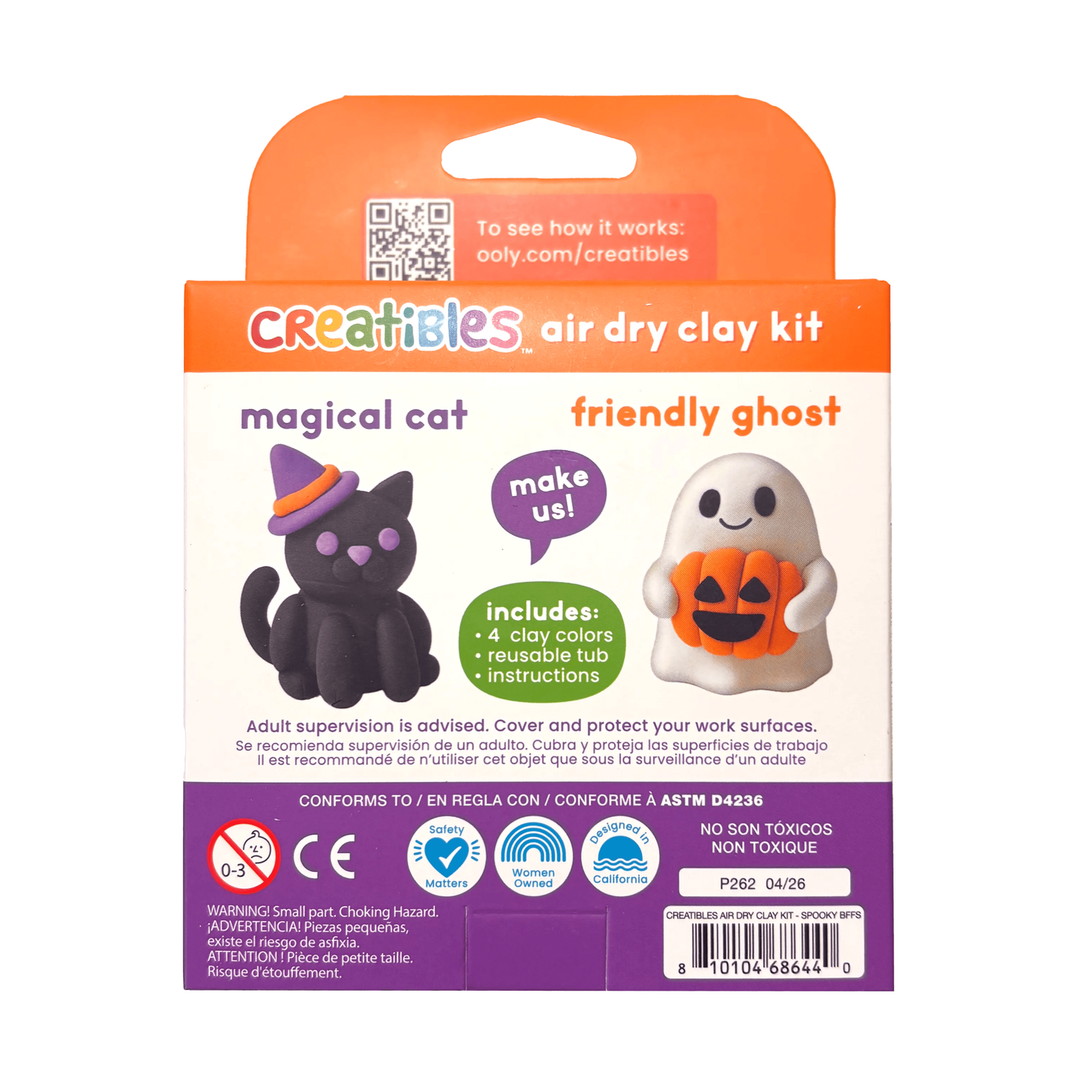 Ooly Creatibles Air Dry Clay Kit - Spooky BFFs Clay/Dough Ooly