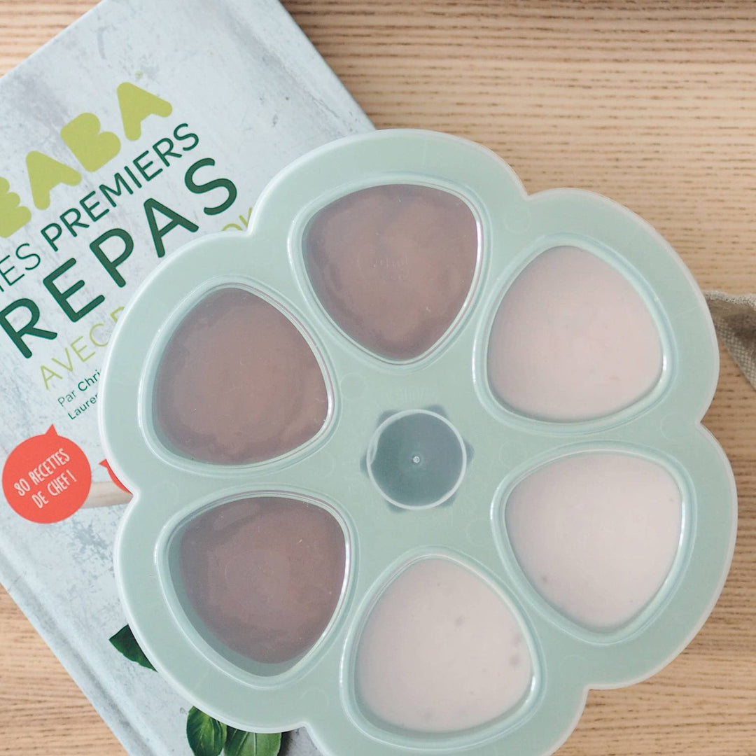 BEABA Multiportions™ 3oz Silicone Tray – Sage Feeding Béaba