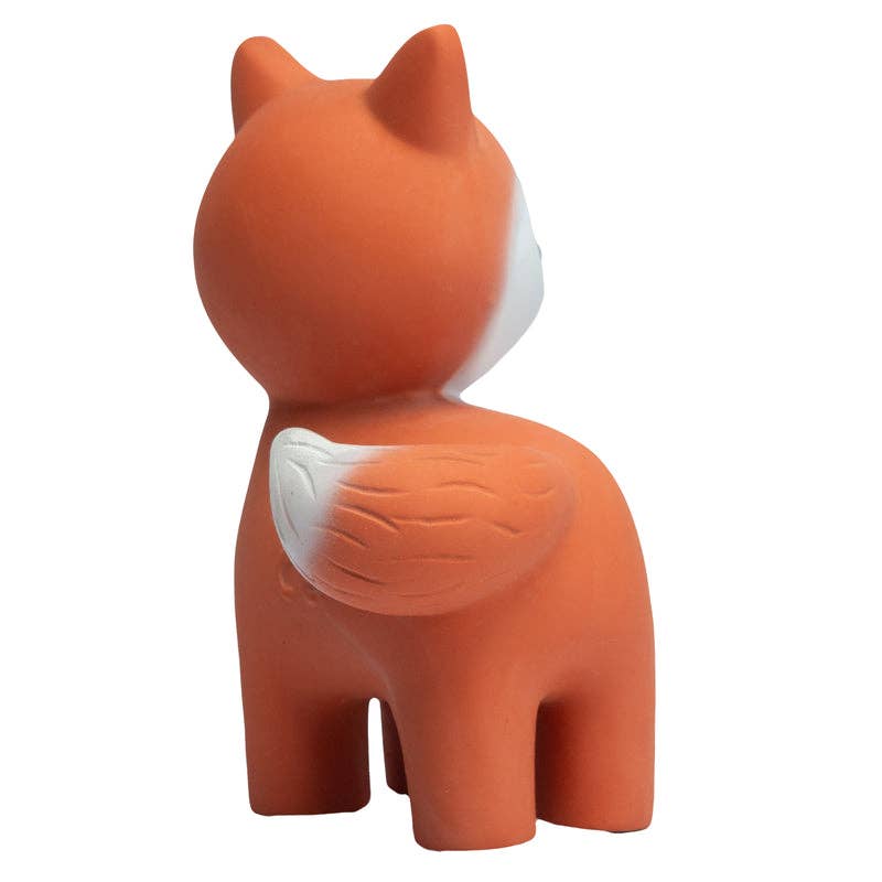 Tikiri Fox Teether, Rattle &amp; Bath Toy Pacifiers and Teething Tikiri