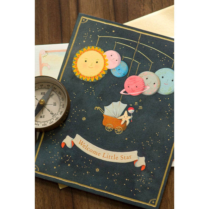 Solar System Baby Greeting Card Greeting Card JooJoo Paper