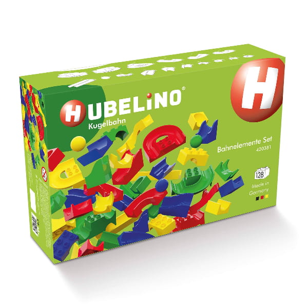 Hubelino 128-Piece Run Elements Set Marble Run Haba