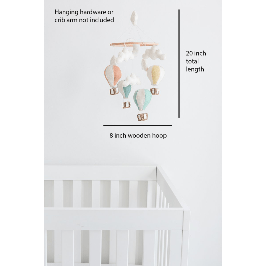Nivas Hot Air Balloon Crib Mobile Baby Mobiles Nivas
