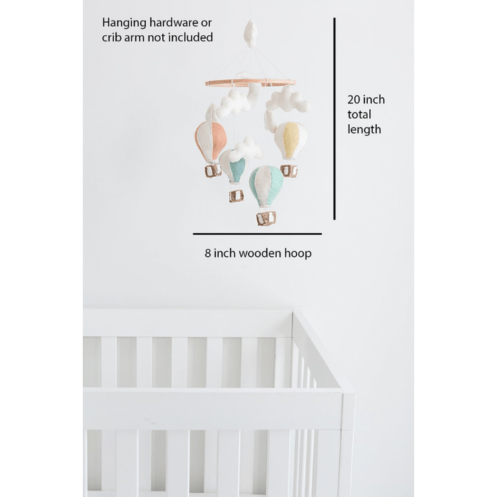 Nivas Hot Air Balloon Crib Mobile Baby Mobiles Nivas