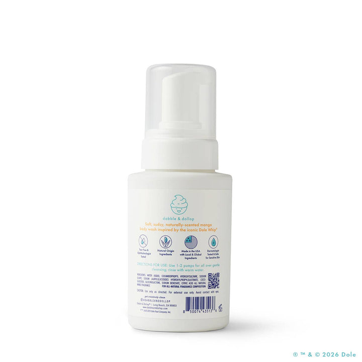 Dole Whip® Mango Foaming Body Wash Natural Toiletries Dabble &amp; Dollop