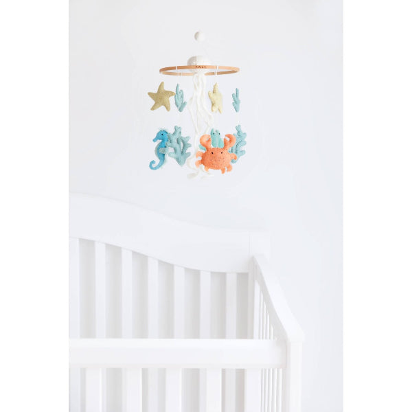 Ocean Life Crib Mobile - Handmade Baby Gift Baby Mobiles Nivas