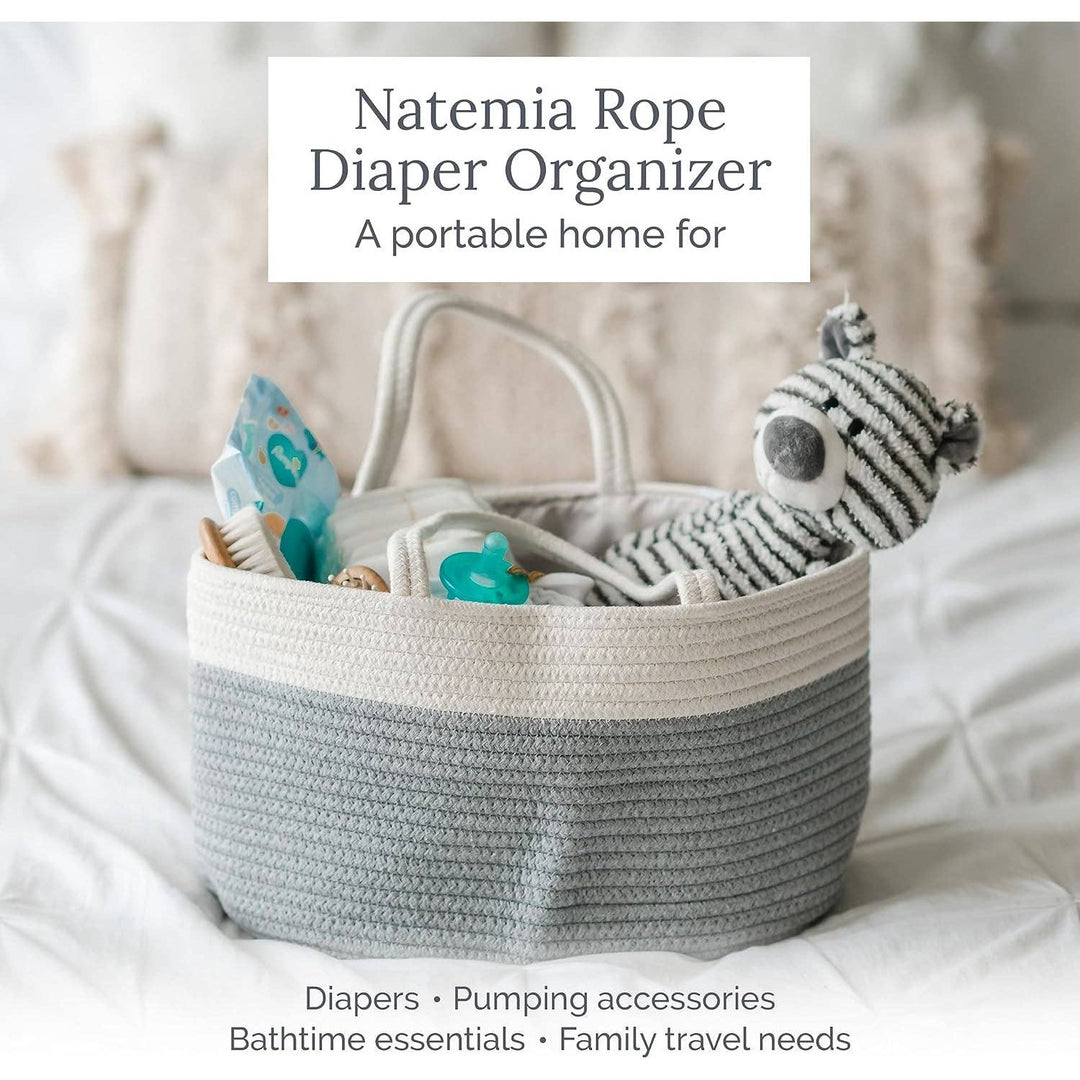 Natemia Rope Diaper Caddy Diaper Caddy Natemia