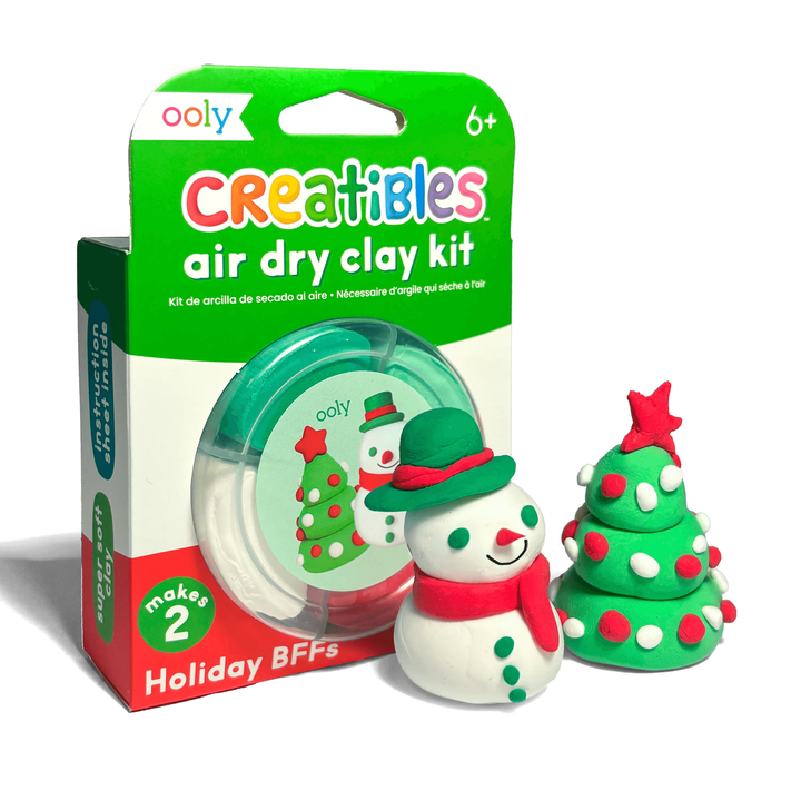 Ooly Creatibles: Air Dry Clay Kit - Holiday BFFs Art &amp; Craft Ooly