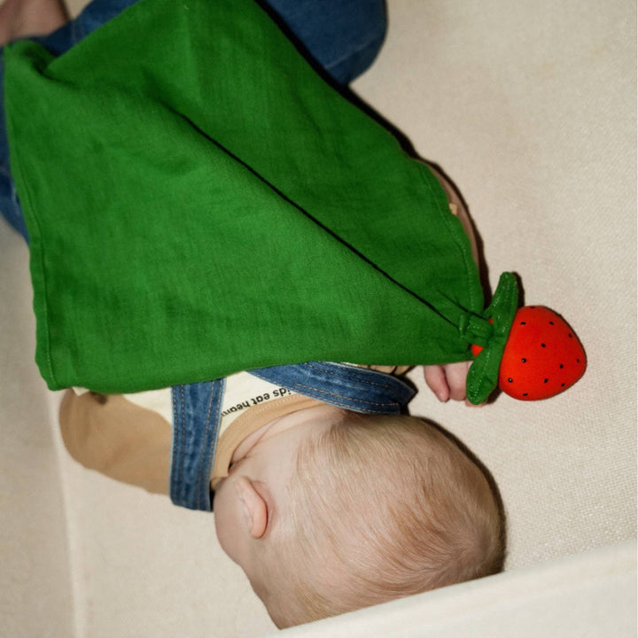 Oli &amp; Carol Sweetie the Strawberry Big Doudou Teether Oli &amp; Carol