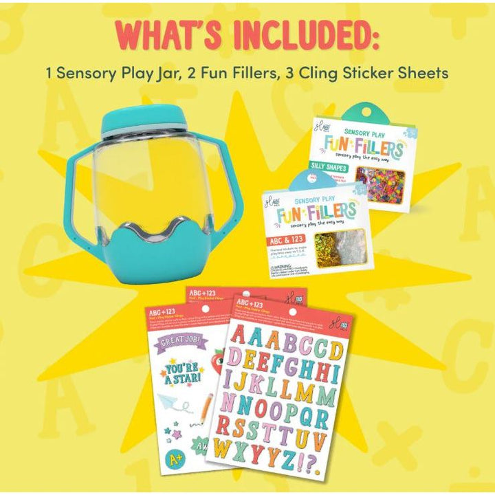 Glo Pals DIY Sensory Jar Gift Set Bath Time Glo Pals