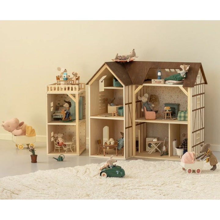 Maileg Wallpaper, Mouse hole Farmhouse - Annex Dollhouses and Access. Maileg