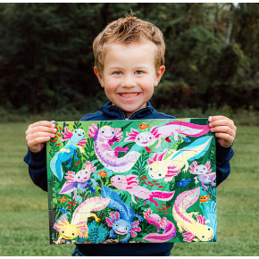 eeBoo Axolotl Puzzle 20pc Puzzles &amp; Mazes eeBoo   