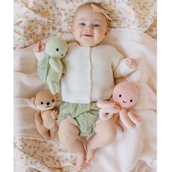 Cuddle + Kind Baby Octopus (soft coral pink) Baby Animal Collection Cuddle + Kind