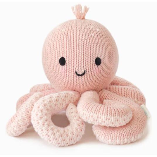 Cuddle + Kind Baby Octopus (soft coral pink) Baby Animal Collection Cuddle + Kind