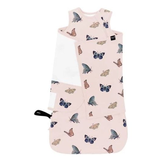 Kyte Baby Sleep Bag Swaddler Swaddles &amp; Blankets Kyte Baby Blush Butterfly XS