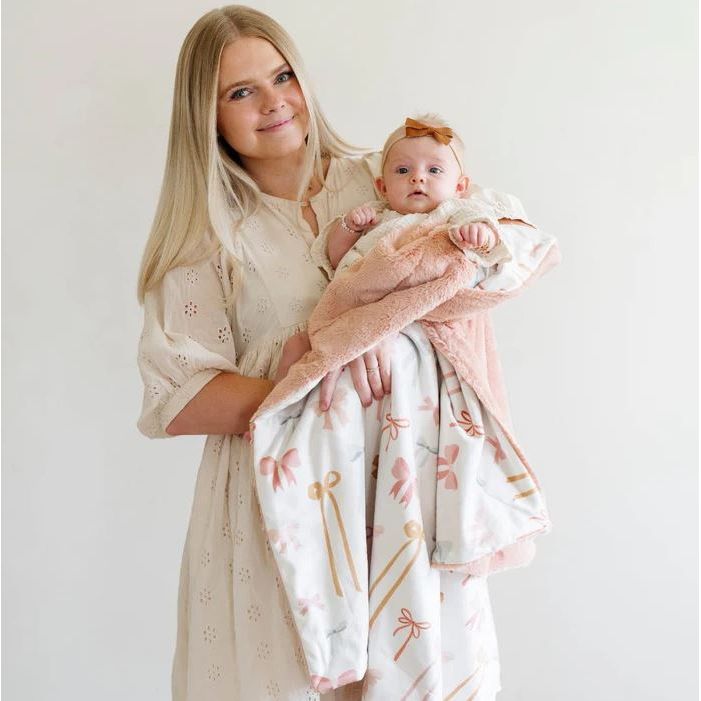 Saranoni Minky/Lush Receiving Blankets Swaddles &amp; Blankets Saranoni