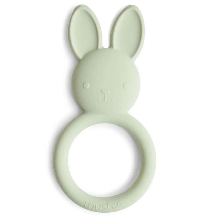 Mushie Bunny Teether Ring Pacifiers and Teething Mushie