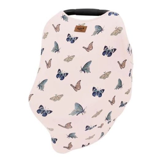 Kyte Car Seat &amp; Nursing Cover Car Seat &amp; Nursing Cover Kyte Baby Blush Butterfly