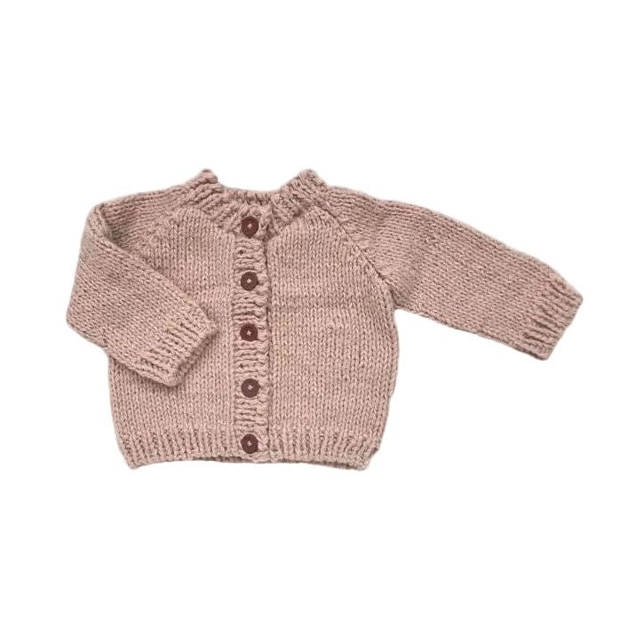 Blueberry Hill Classic Cardigan Blush Sweater The Blueberry Hill
