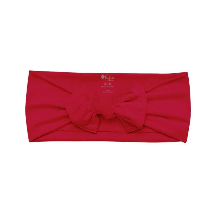 Kyte Baby Bows Bows Kyte Baby Cardinal 0-3M