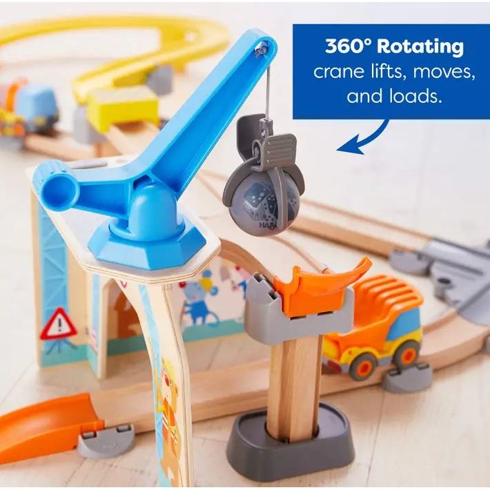 Haba Kullerbü Construction Zone Play Track Set -DAMAGED box-15%-Final Sale Track Haba