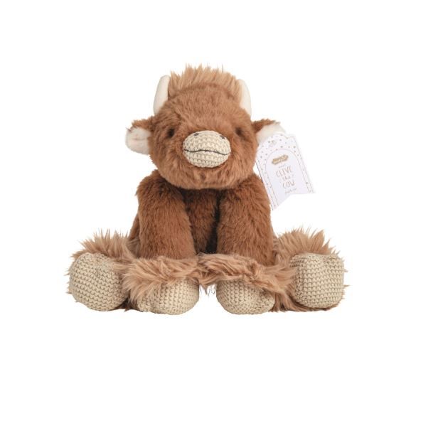 Mud Pie Barnyard Plush Pals- Clive the Cow Farmyard Mud Pie