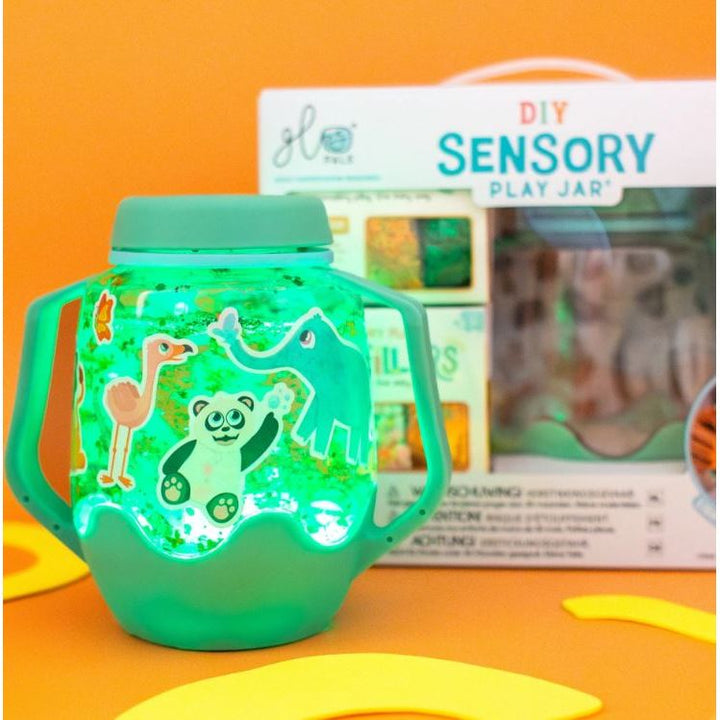 Glo Pals DIY Sensory Jar Gift Set Bath Time Glo Pals Zoo