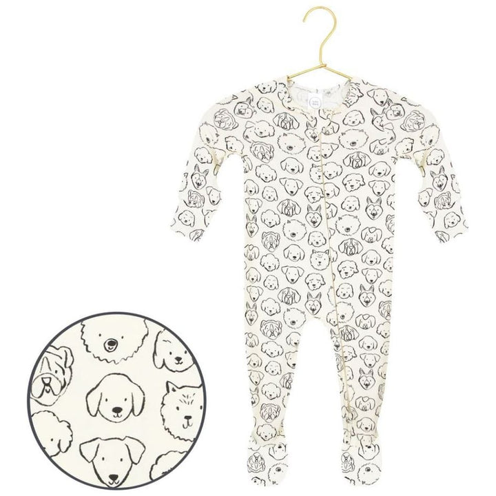 Lou Lou &amp; Company Zippered Footie - Dane Footie Lou Lou &amp; Company