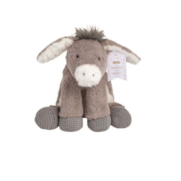 Mud Pie Barnyard Plush Pals- Thaddeus the Donkey Farmyard Mud Pie