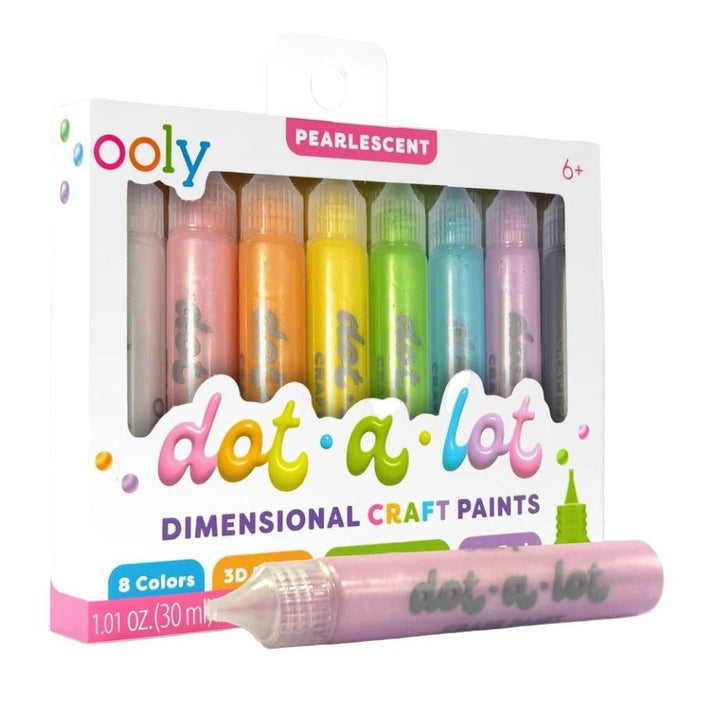 Ooly Dot-A-Lot: Dimensional Craft Paint - Pealrescent Paint Ooly