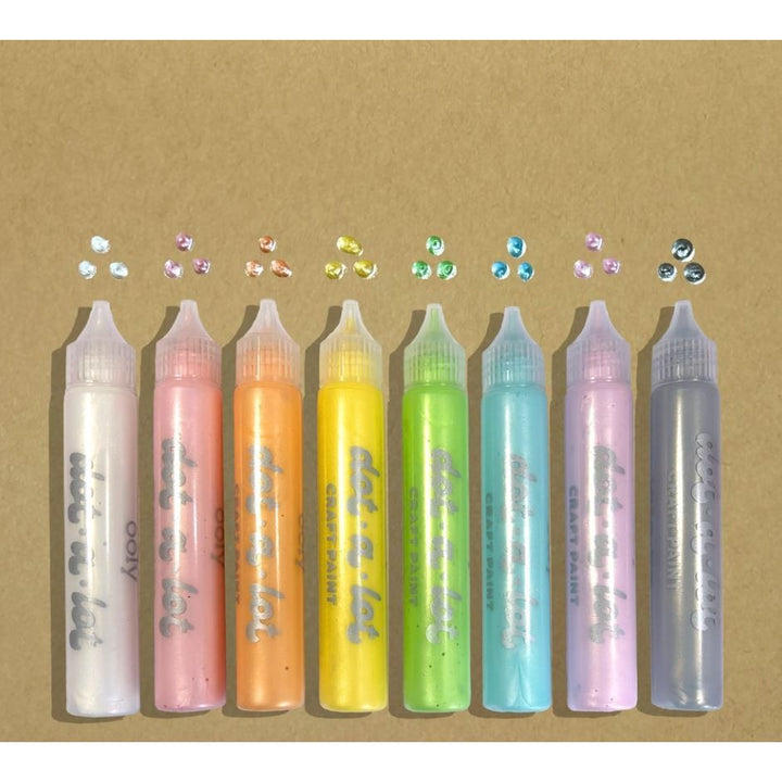 Ooly Dot-A-Lot: Dimensional Craft Paint - Pealrescent Paint Ooly