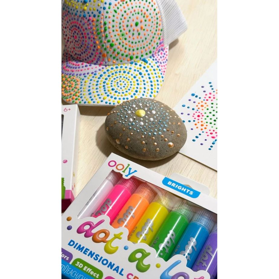 Ooly Dot-A-Lot: Dimensional Craft Paint - Bright Paint Ooly