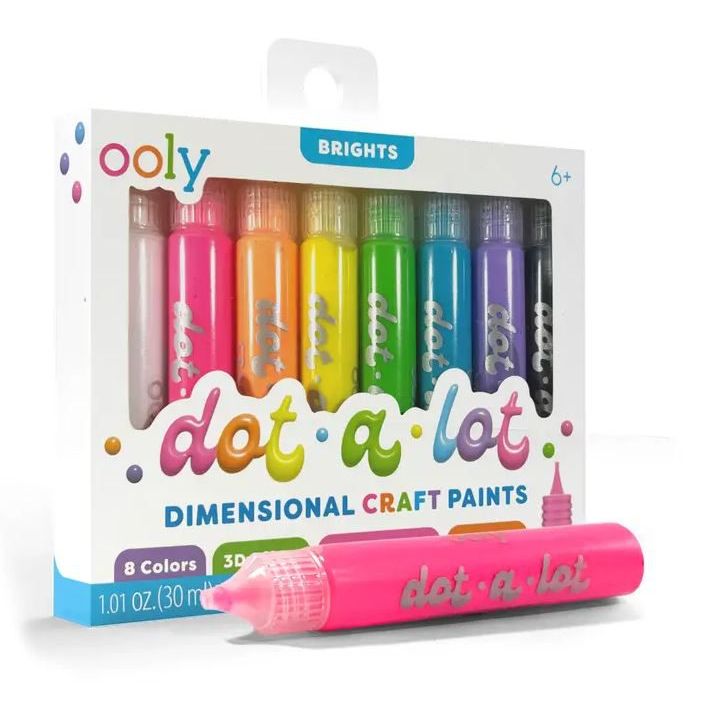 Ooly Dot-A-Lot: Dimensional Craft Paint - Bright Paint Ooly