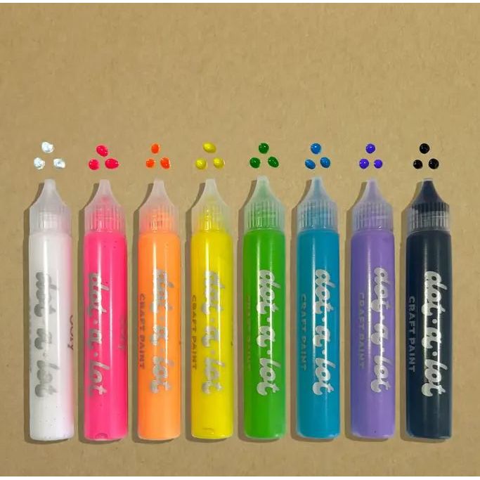 Ooly Dot-A-Lot: Dimensional Craft Paint - Bright Paint Ooly
