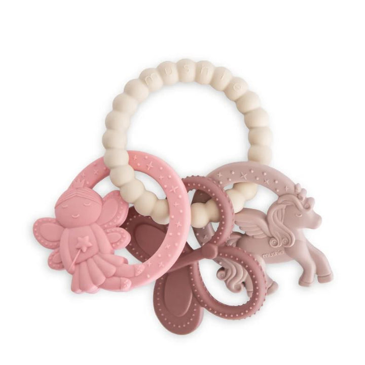 Mushie Teething Ring- Fairy Pacifiers and Teething Mushie