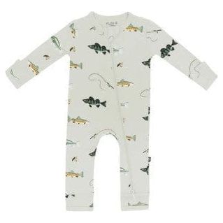Kyte Baby Zippered Romper 0-3M Romper Kyte Baby 0-3M Fishing