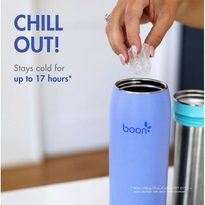 Boon Frosh Portable Breast Milk Chiller 24 oz - Blue Bottles &amp; Sippies Boon