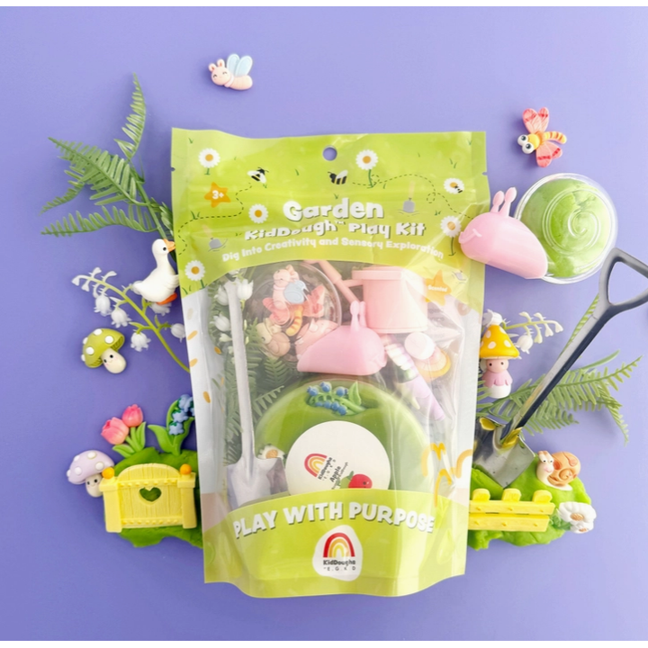 Earth Grown KidDough Garden (Apple) Play Kit Clay/Dough EGKD
