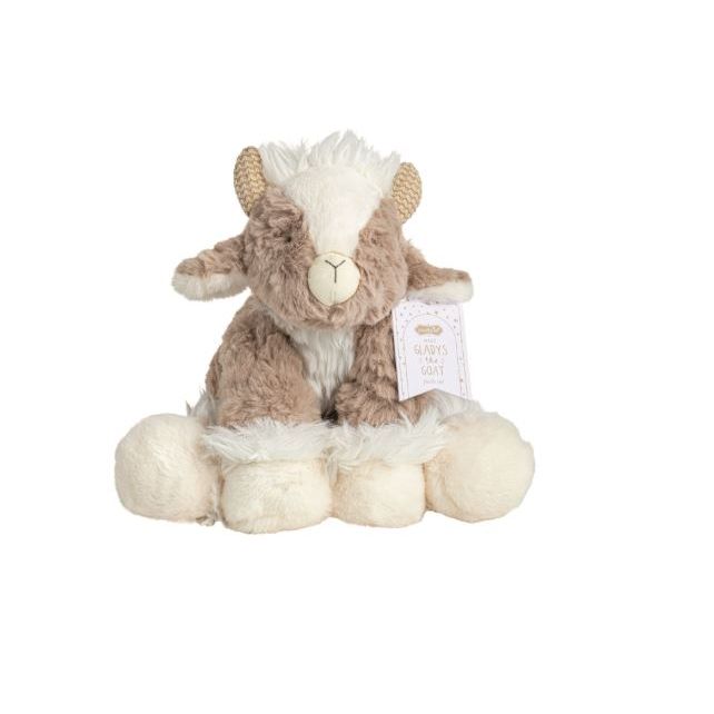 Mud Pie Barnyard Plush Pals- Gladys the Goat Farmyard Mud Pie