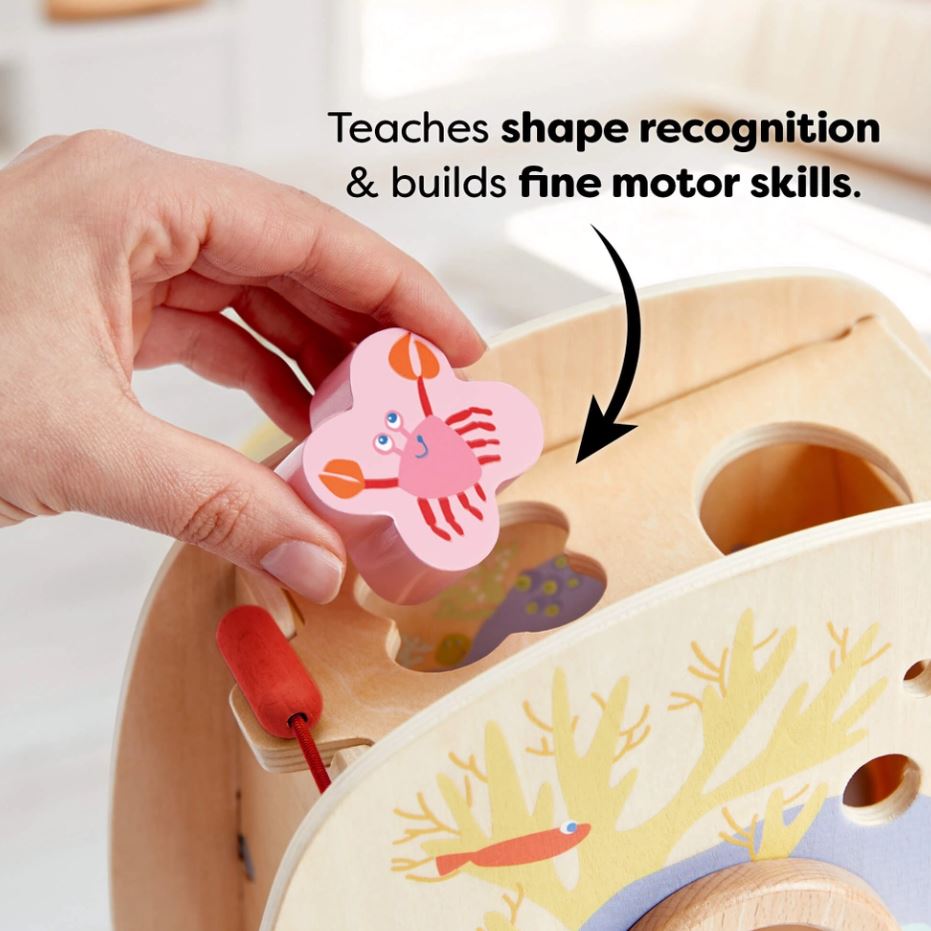 Haba Underwater World Wooden Shape Sorter Toddler And Pretend Play Haba