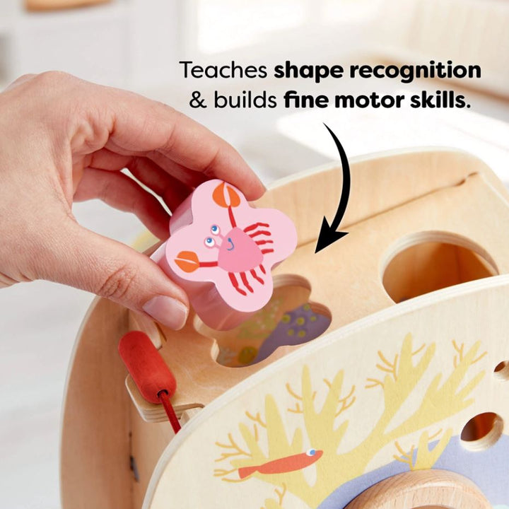 Haba Underwater World Wooden Shape Sorter Toddler And Pretend Play Haba