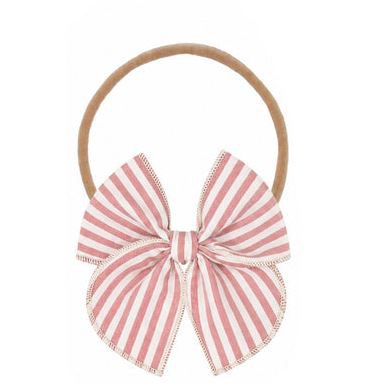 Lou Lou &amp; Company - Heirloom Bow Headband- Vintage Rose