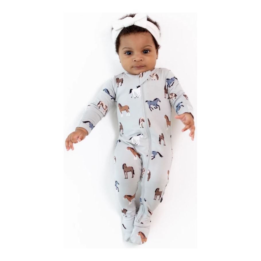 Kyte Baby Zippered Footie Prints Footie Kyte Baby
