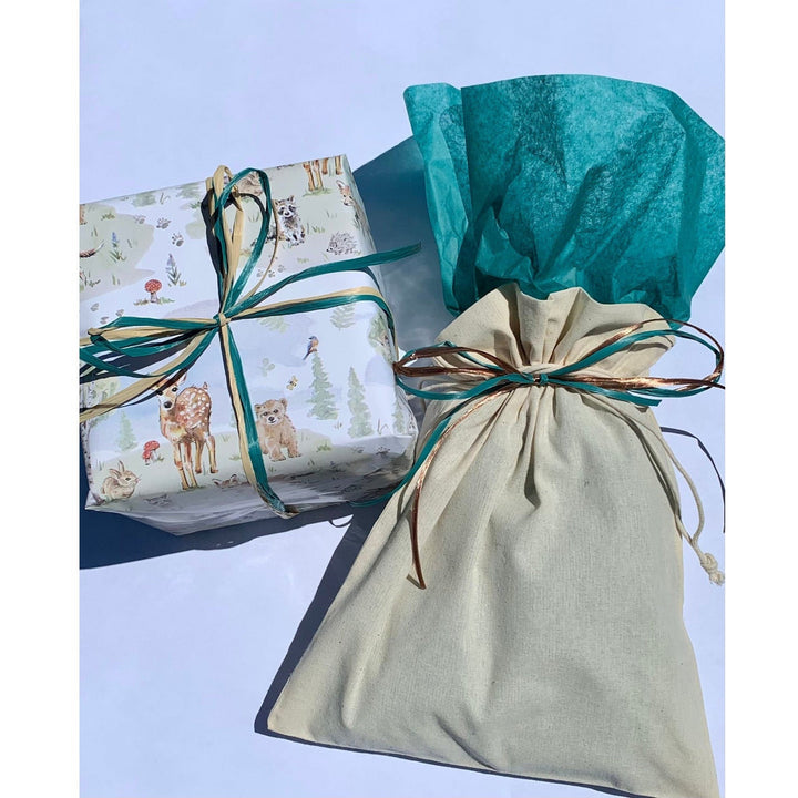 Reusable Gift bag, tissue &amp; ribbon Gift Wrap The Natural Baby Company Reusable Gift bag, tissue &amp; ribbon  