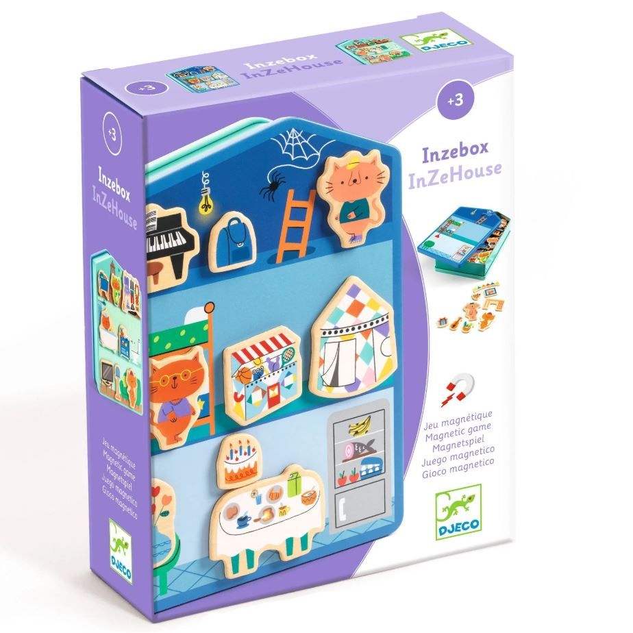 Djeco InZeHouse Wooden Magnets Magnet Toys Djeco