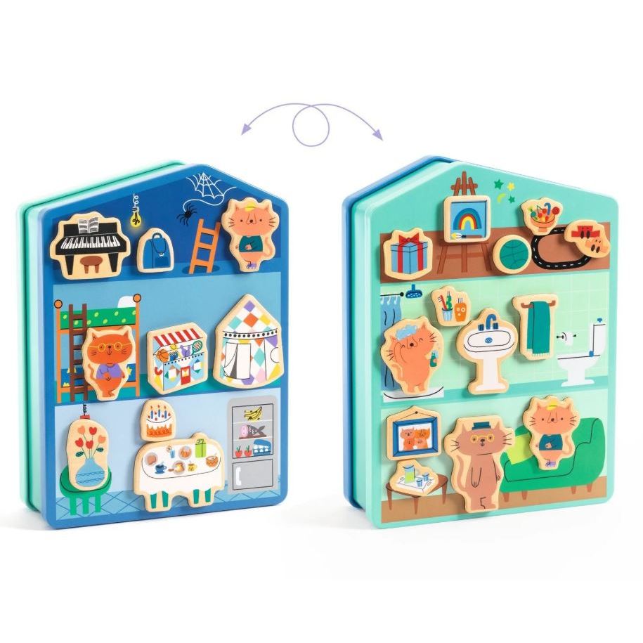 Djeco InZeHouse Wooden Magnets Magnet Toys Djeco