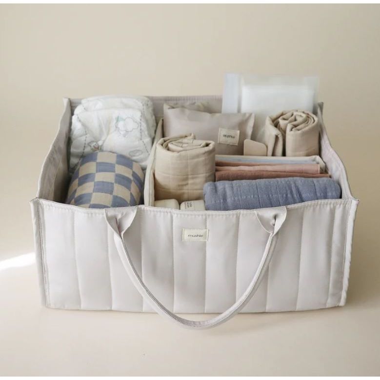 Mushie Diaper Caddy Diaper Caddy Mushie Ivory