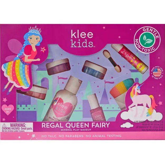 Klee Naturals- Regal Queen Fairy - Klee Kids Deluxe Play Makeup Kit Natural Toiletries Klee Naturals