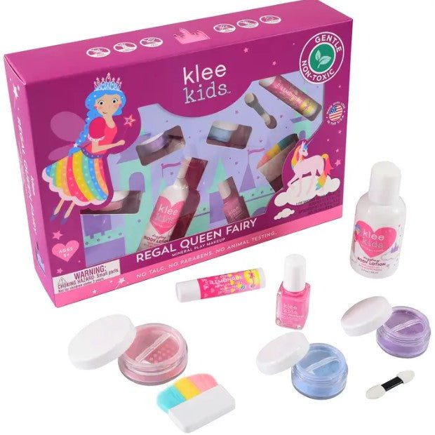 Klee Naturals- Regal Queen Fairy - Klee Kids Deluxe Play Makeup Kit Natural Toiletries Klee Naturals