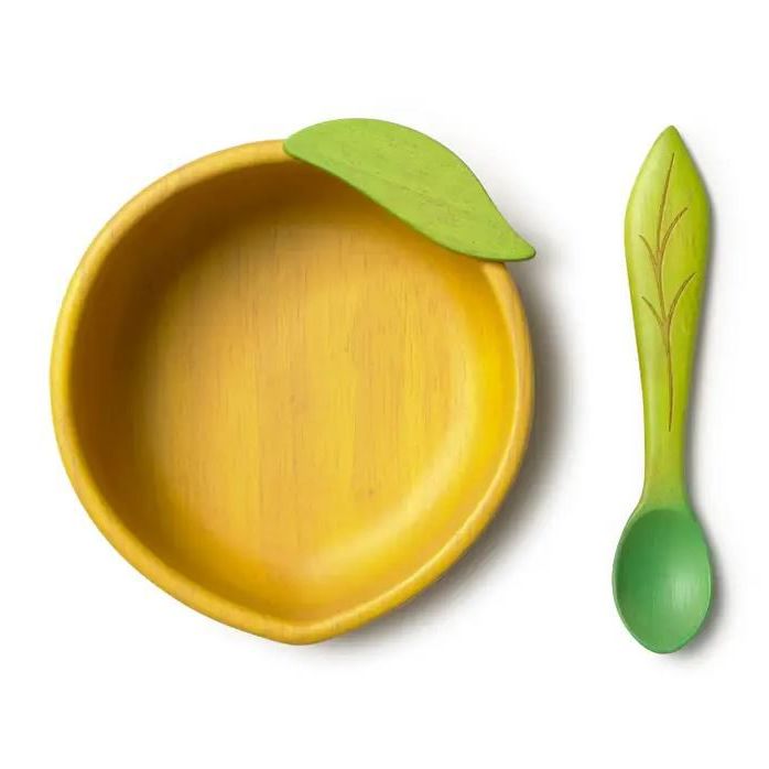 Oli &amp; Carol Lou the Lemon Bowl &amp; Spoon Set Plates &amp; Bowls Oli &amp; Carol