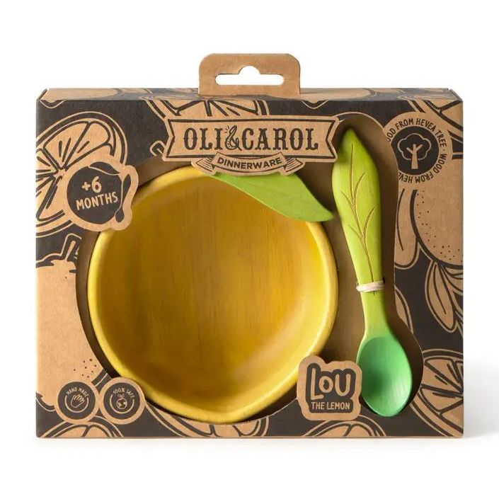 Oli &amp; Carol Lou the Lemon Bowl &amp; Spoon Set Plates &amp; Bowls Oli &amp; Carol